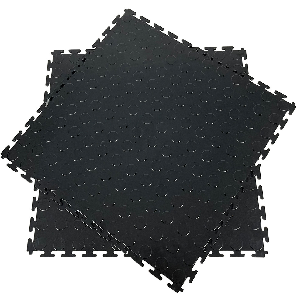 Anti-Slip Indoor Floor Tiles Removable PVC Interlocking Floor Mats for Garage