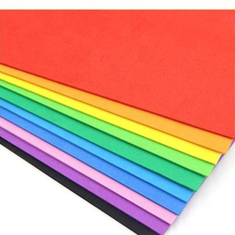 Horizon Wholesale Double Sided Adhesive Foamy Sheet Color Foam Craft EVA Sheets 2mm Glitter Goma EVA Foam Sheet for Kids