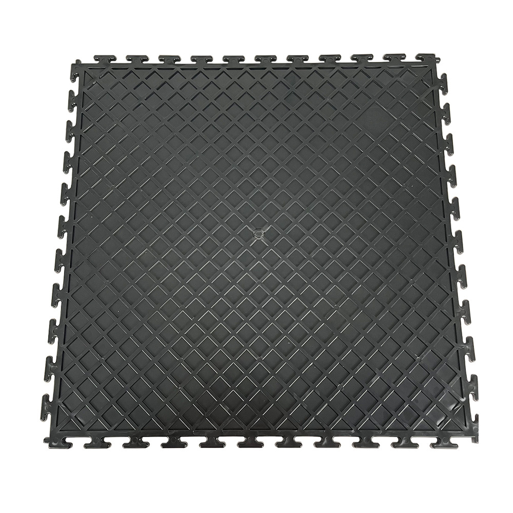 Anti-Slip Indoor Floor Tiles Removable PVC Interlocking Floor Mats for Garage