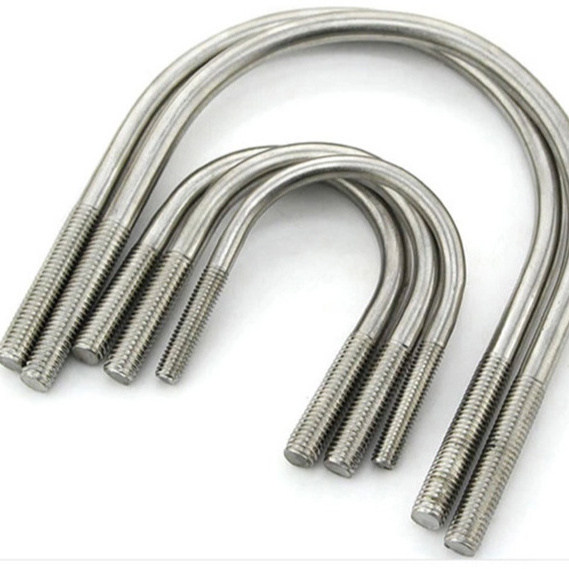 4.8/ 8.8/ 10.9/ 12.9 Grade Steel U Slot Bolt Metal Stainless Steel Zinc Plated Aluminium Galvanized U  Shape  Bolt With Nut