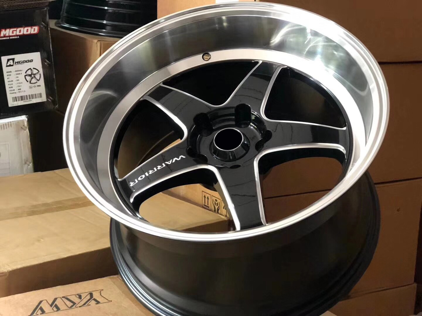 Hot-Selling 18 inch 6*139.7 Black racing wheels Deep Dish Concave Mirror Lip Manufacturers Custom Alloy Wheel Rim