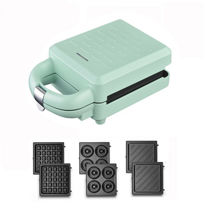 3 In 1 multi-function Waffle Surface Food Electric Nutty Contact Grill Sandwich Maker