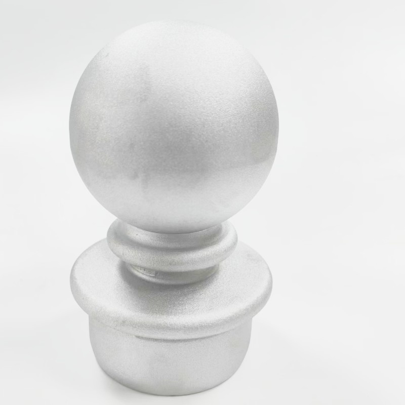 Chin OEM home decorators aluminium cast collection match ball curtain finial lift decorations