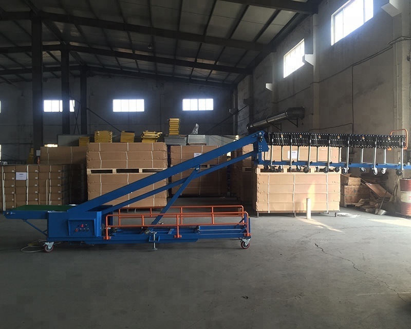 Truck unloading system climbing portable conveyor belt price