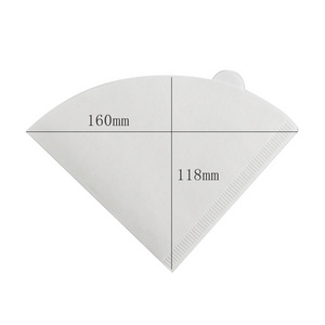 Coffee filter paper for home office food grade cone-shaped pour over coffee maker coffee filter paper