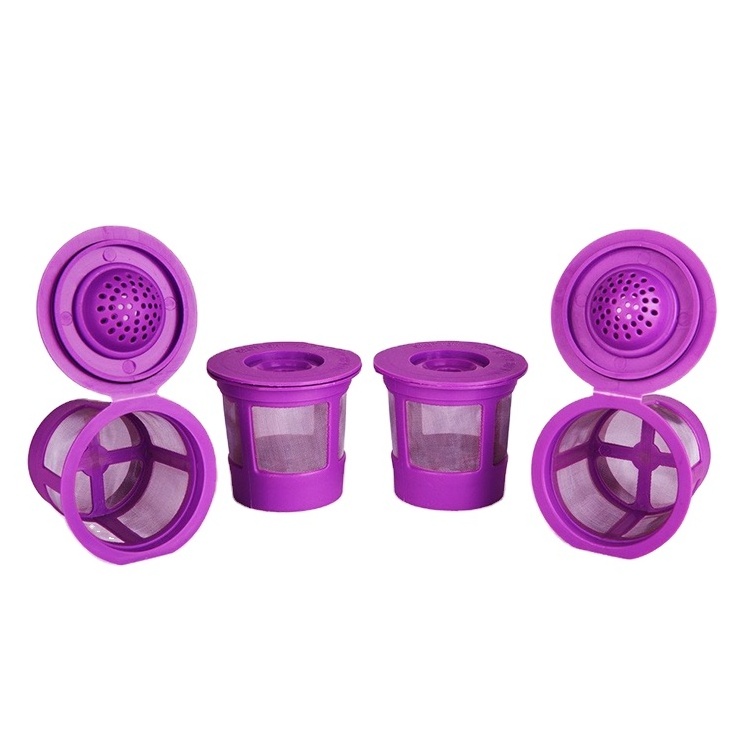 Reusable K Cups for Keurig 2.0 & 1.0 4PACK Coffee Makers. Refillable KCups, Keurig filter, Reusable filter kcup