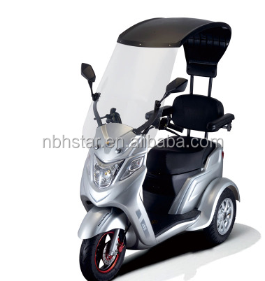 Three wheels electric trike scooter /tricycle with roof