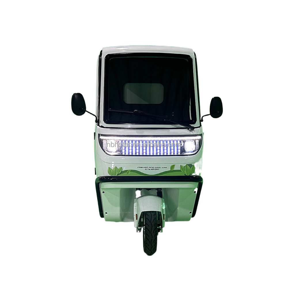 electric closed cabin cargo scooter delivery motorised tricycle