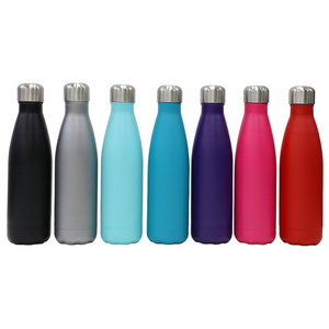 Huahong Factory 17oz Rubber Paint 304 Stainless Steel  Vacuum Flask Soft Touch Leak Proof Hot Cold Sport Vacuum Water Bottle