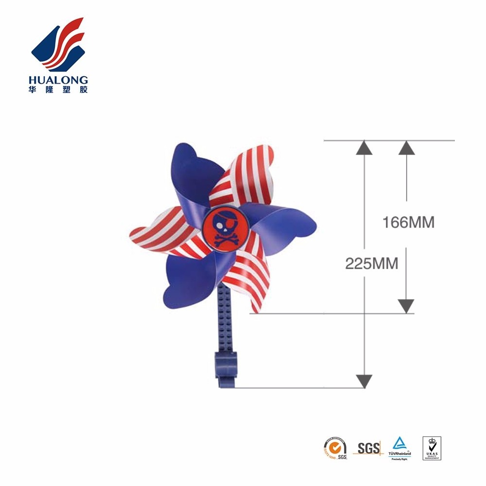 Poly Petal Plastic Garden Pinwheel Windmill for Holiday Rainbow Gift Customized Logo Time Packing Promotion Colorful Windmill