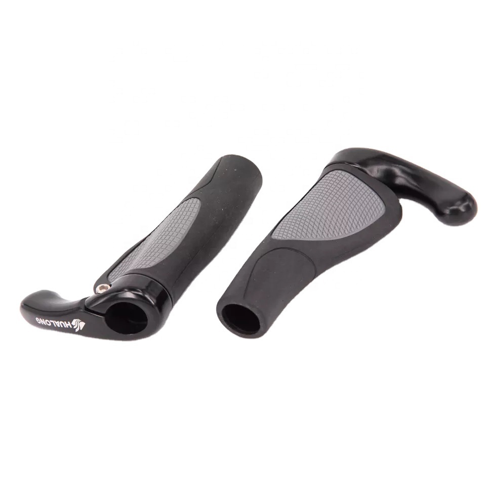 R2 HUALONG Large Comfort Rubber Motorcycle Speed Handle Bar Grips MTB Wheelbarrow High Quality Bicycle Parts Bike Grips G311