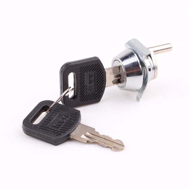 HS108 Zinc Alloy Blade Light-duty Metal box lock for small box key locker lock