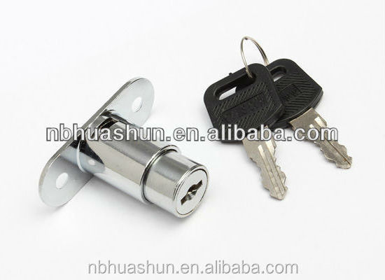 HS160 Zinc alloy zinc alloy die-cast housing and cylinder hardware fitting furniture cabinet push button cam lock