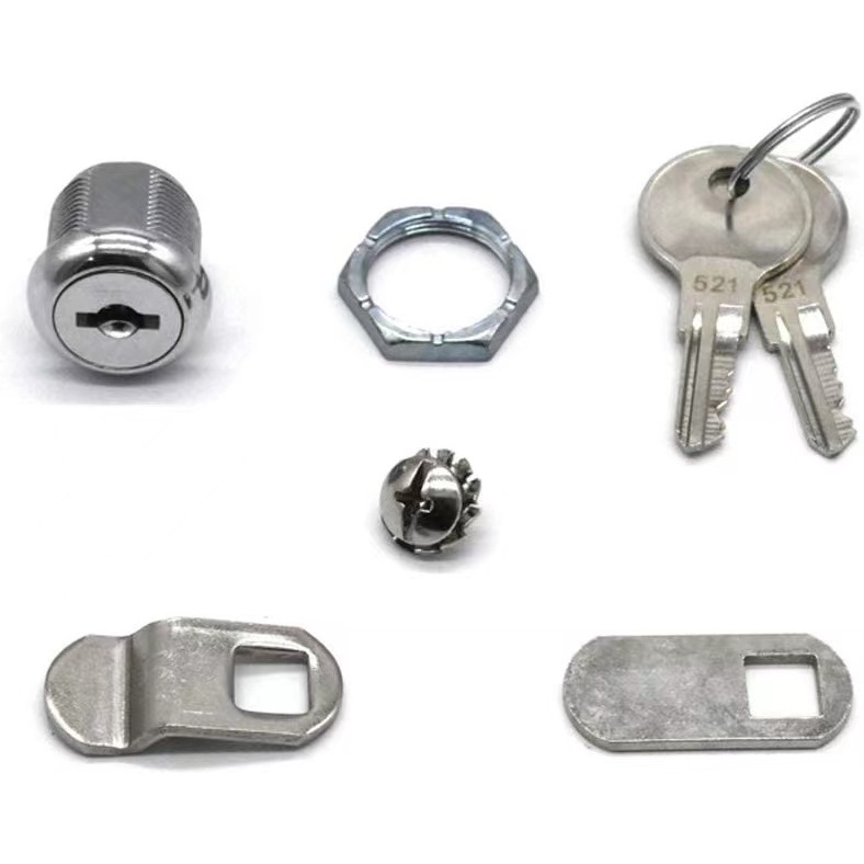 Factory Manufacture Various Cam Lock Fasteners Zinc Alloy Barrel Locks Key Locks For Cabinets