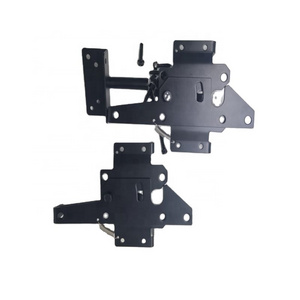 Plated Powder Coated Steel Heavy Duty Security Wood Fence Latch Lock Gate Frame Fence Panel Gate Slam Latch