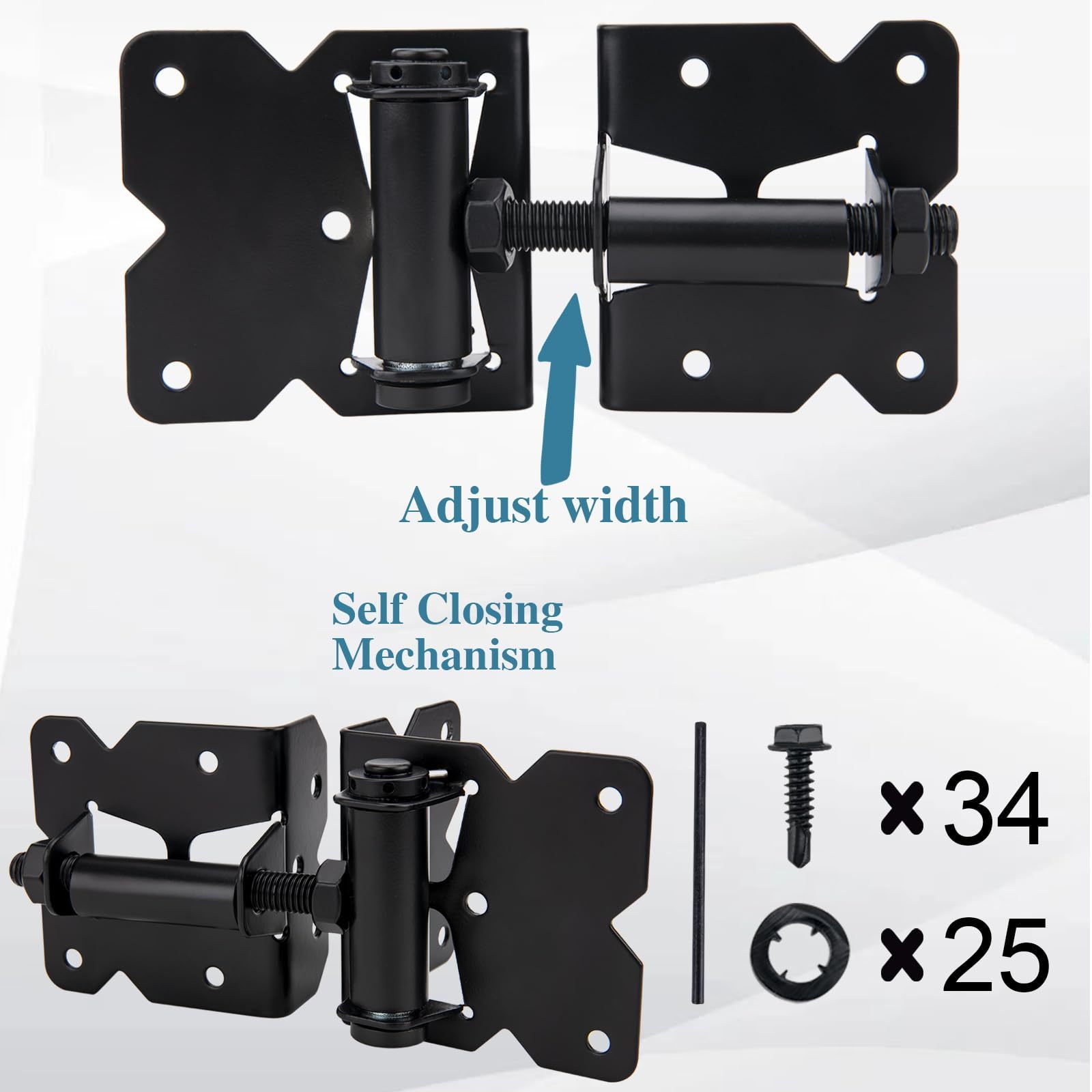 High quality factory price SS304 self-locking gate latch locks of pvc fence hardware