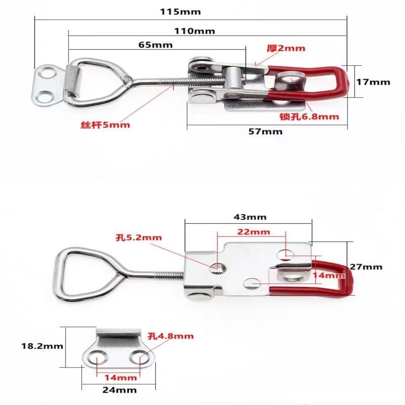 OEM Hand Tool Latch Clamp  For Woodworking Machine