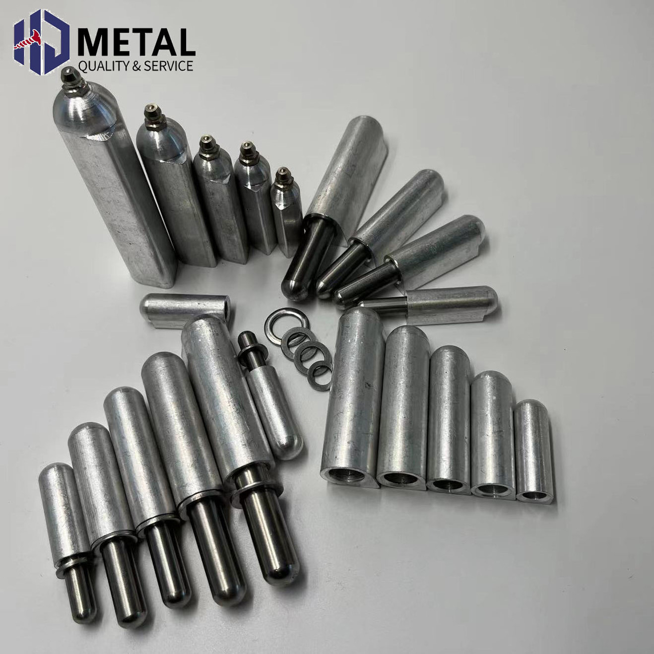 China factory High Quality Aluminum High Welding 80mm Flat Weld On Hinges