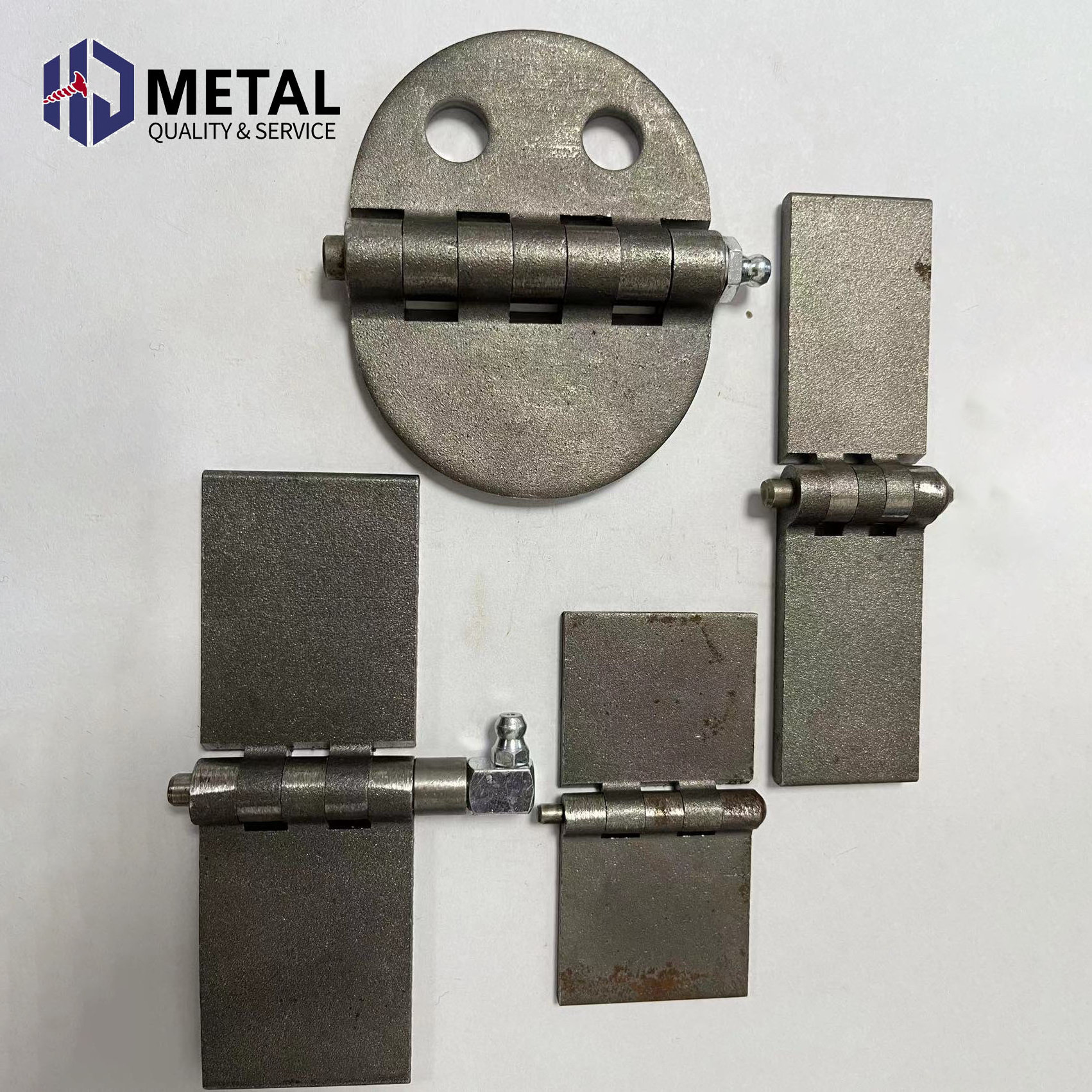 Hot Sale Heavy Duty Steel But Weld On Hinges Flat Hinge Metal Hinge