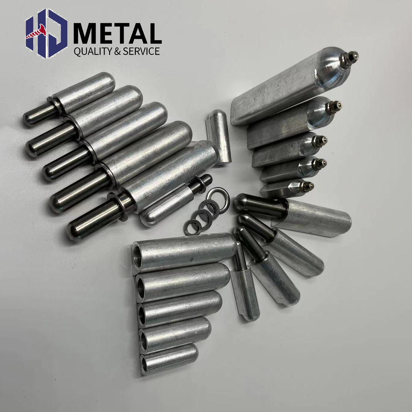 China factory High Quality Aluminum High Welding 80mm Flat Weld On Hinges