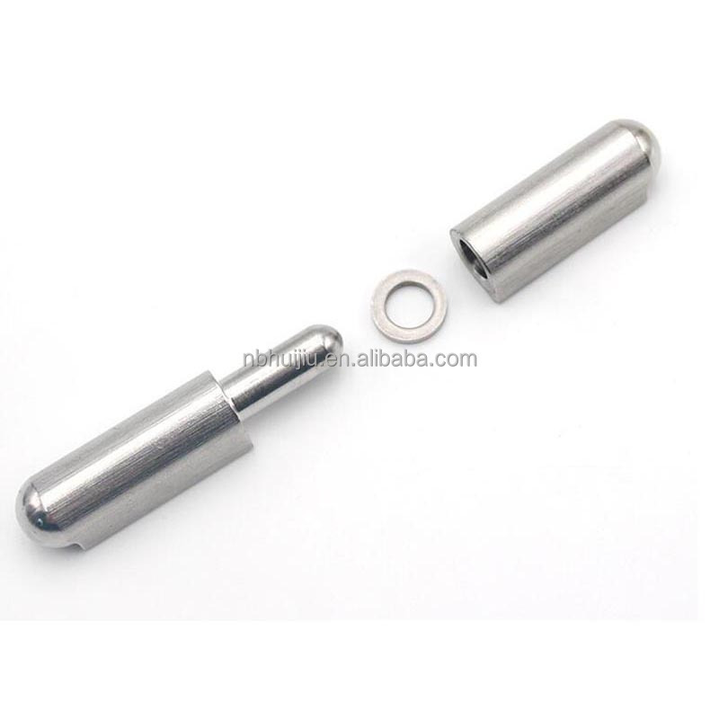 OEM heavy duty welded carbon steel gate barrel hinges round bar hinge Gate Hinge For Door