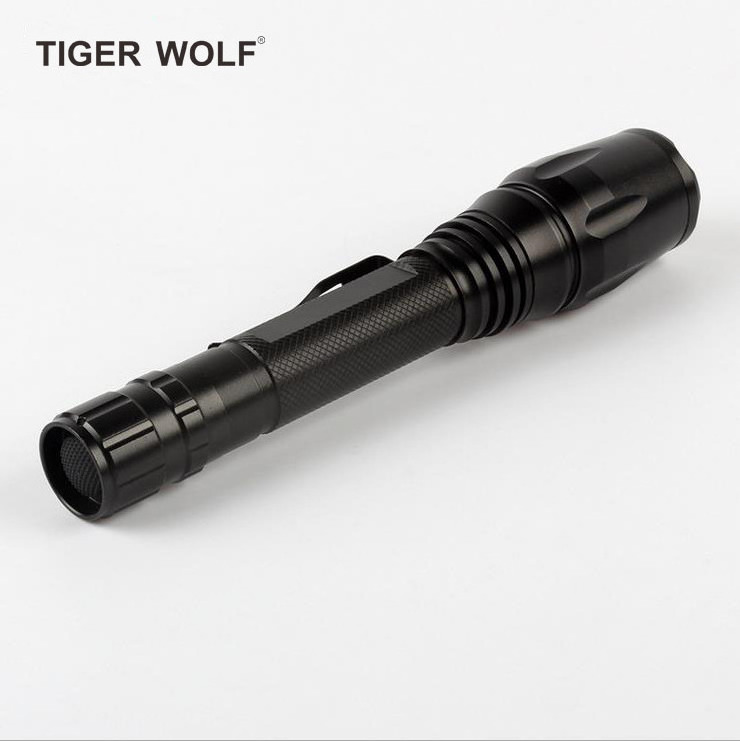 High quality 18650 lithium battery powered LED torch 1200lumens T6 10W tactical LED flashlights HL-F1001