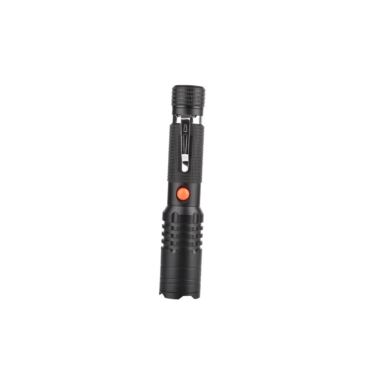 850 Lumens Powerful Zoom Industrial LED Hand Lamp Flashlight Long Range Rechargeable LED Torch