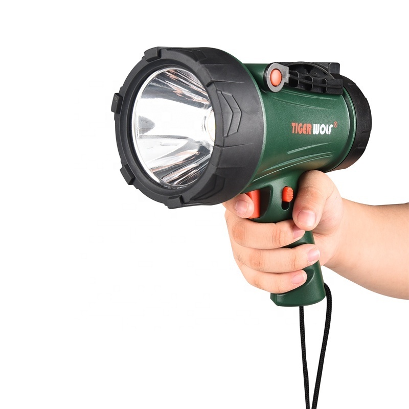 HL-8203B IP68 Waterproof Searchlight 15 Watt Hand-held LED Spotlight Rechargeable Lithium-ion Portable Spotlight