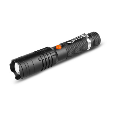 850 Lumens Powerful Zoom Industrial LED Hand Lamp Flashlight Long Range Rechargeable LED Torch