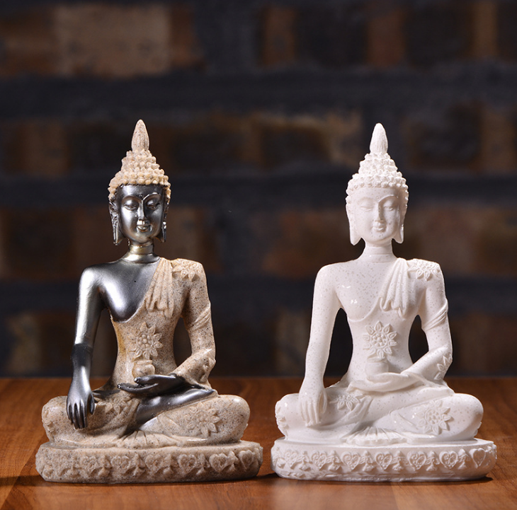 Wholesale customized stone religious buddhism statuesdecor resin buddha statues