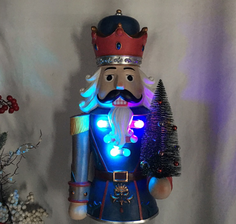 Christmas Gift 85cm Nutcracker Resin Soldier ornaments