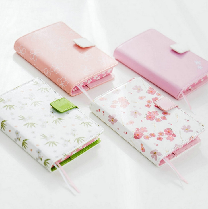 Sakura PU A5 notebook set Notepad gift box diary stationery set