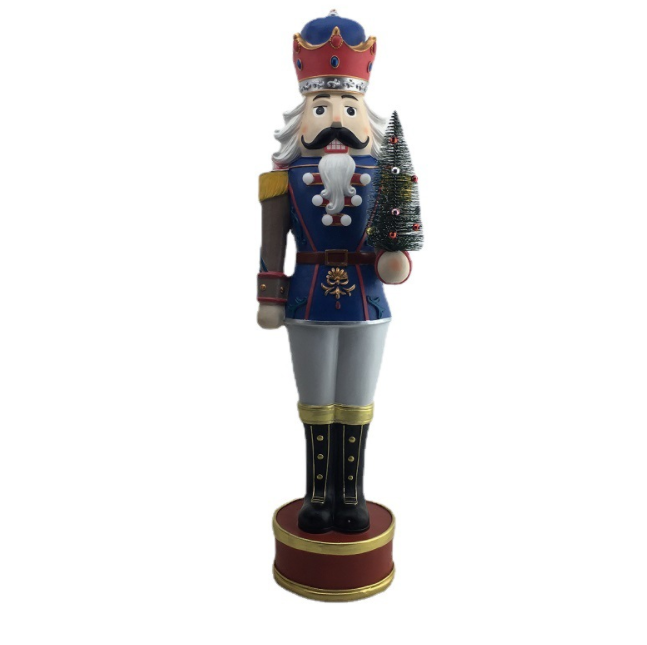 Christmas Gift 85cm Nutcracker Resin Soldier ornaments