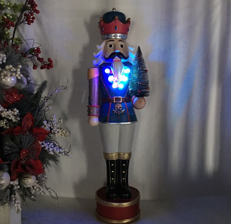 Christmas Gift 85cm Nutcracker Resin Soldier ornaments