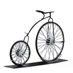 Iron bicycle/big wheel bicycle model/iron ornaments