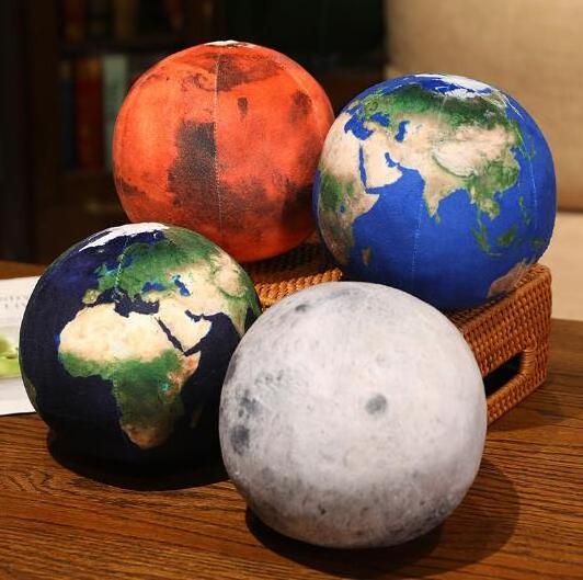 Simulation planet throw pillow plush toy solar system planets