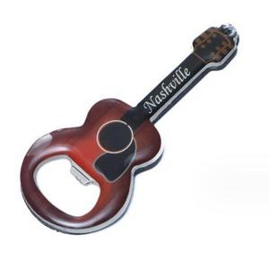 Metal Creative Multifunctional Retro Bottle Opener Magnetic Decoration Guitar Refrigerator Magnet Bottle Opener