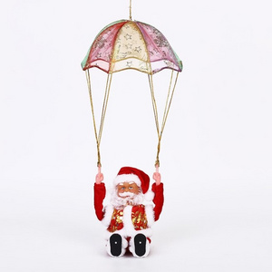 Move Santa Claus parachute creative music toys dolls children's toys