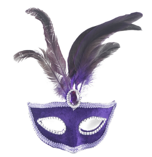 Halloween ball party maskss Venetian feather mask Eye maskss lady