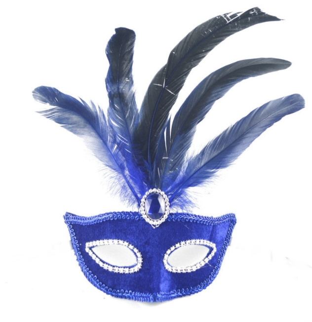 Halloween ball party maskss Venetian feather mask Eye maskss lady