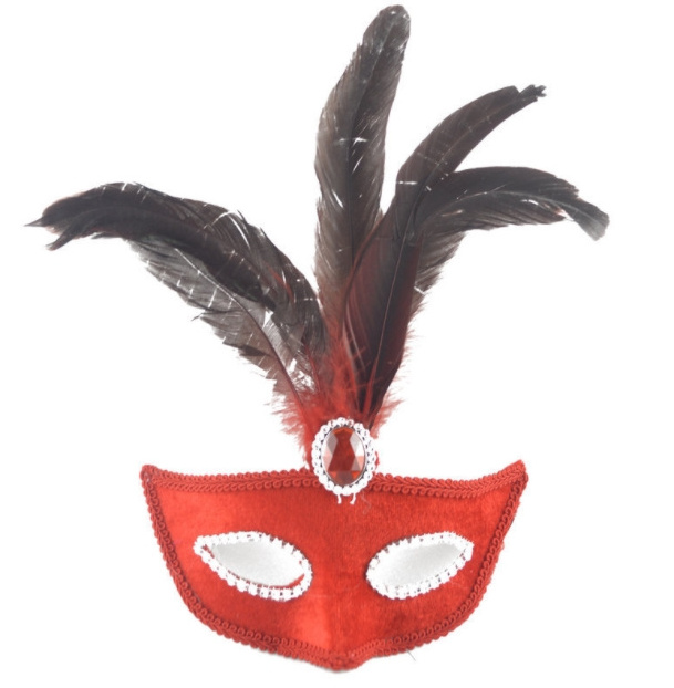 Halloween ball party maskss Venetian feather mask Eye maskss lady