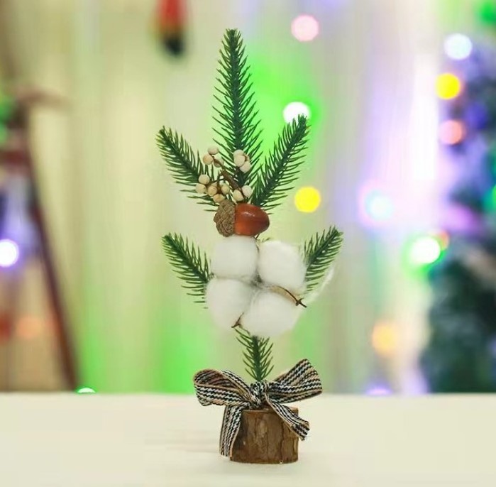 New Christmas Decoration Mini Christmas Tree window display desktop atmosphere for potted Christmas tree