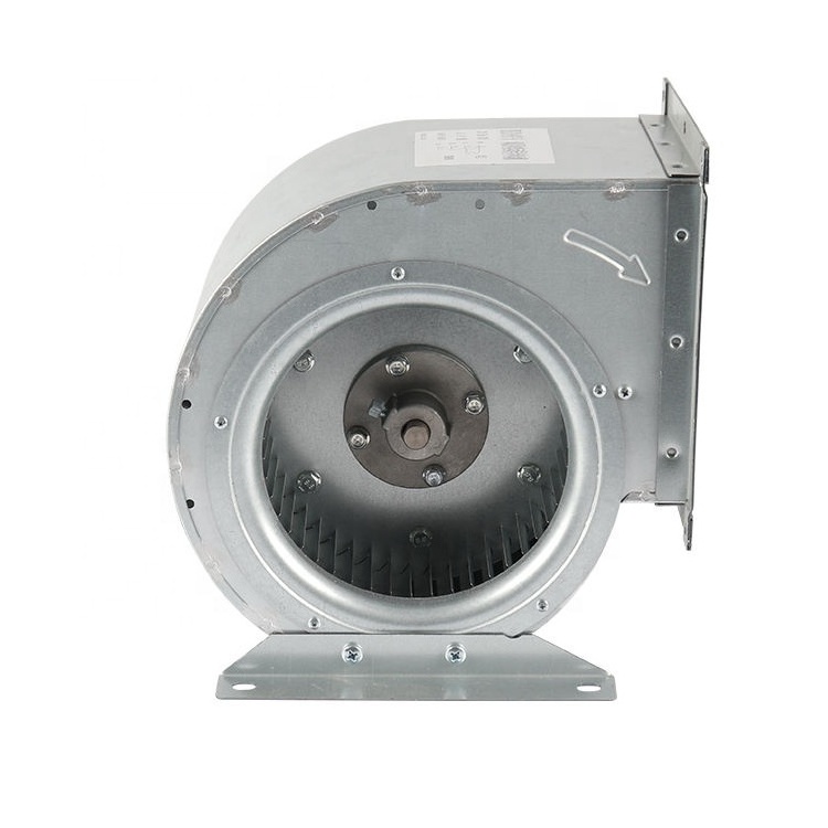 7/7 Dual Inlet Centrifugal Blower Fan Forward Curved Centrifuge Blower Driven by Direct AC Motor 250W 1200 Cfm Airflow Duct Fan