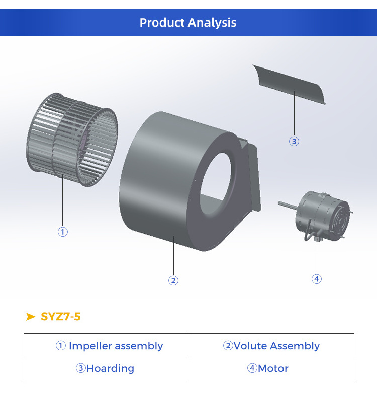 Factory 315mm AC DC high quality centrifugal fan centrifugal blower fan blower fan impeller