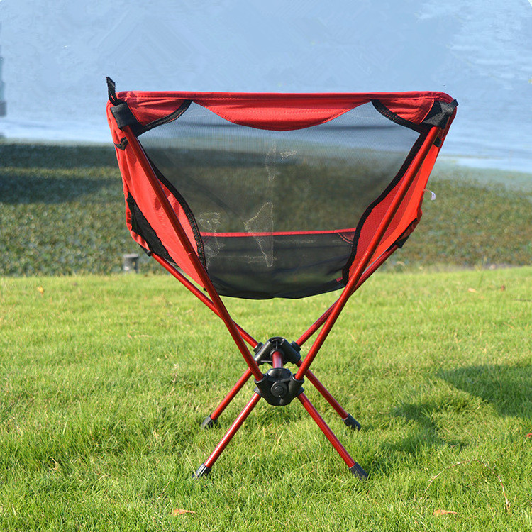 Outdoor folding dining chair beach chair camping fishing portable folding beach chair