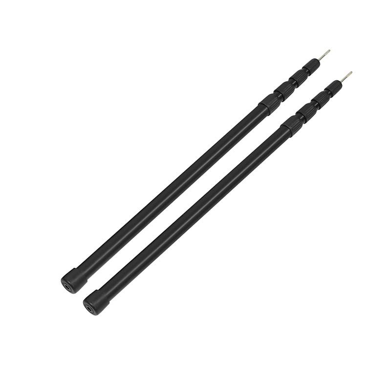 Adjustable Tarp Poles Telescoping Aluminum Rods for Tent Fly and Tarps Lightweight Replacement Tent Poles for Camping Hiking