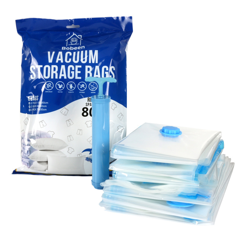 Manufacturers compressed space saver bags vacuum storage bags set 6