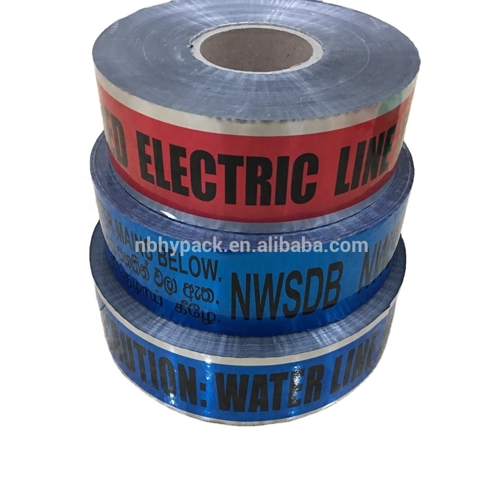 Underground Detectable Warning Tape Magnetic Marking Tape