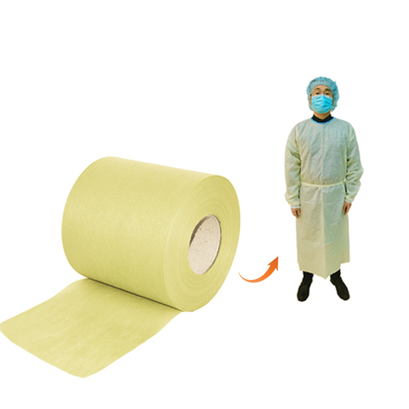 NBI disposable pillows 50*50 cm sms non woven fabric roll medical fabric application sms pp spunbonded nonwoven suppliers