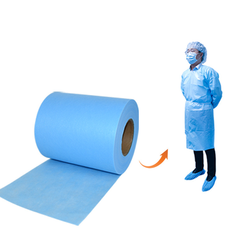 NBI disposable pillows 50*50 cm sms non woven fabric roll medical fabric application sms pp spunbonded nonwoven suppliers